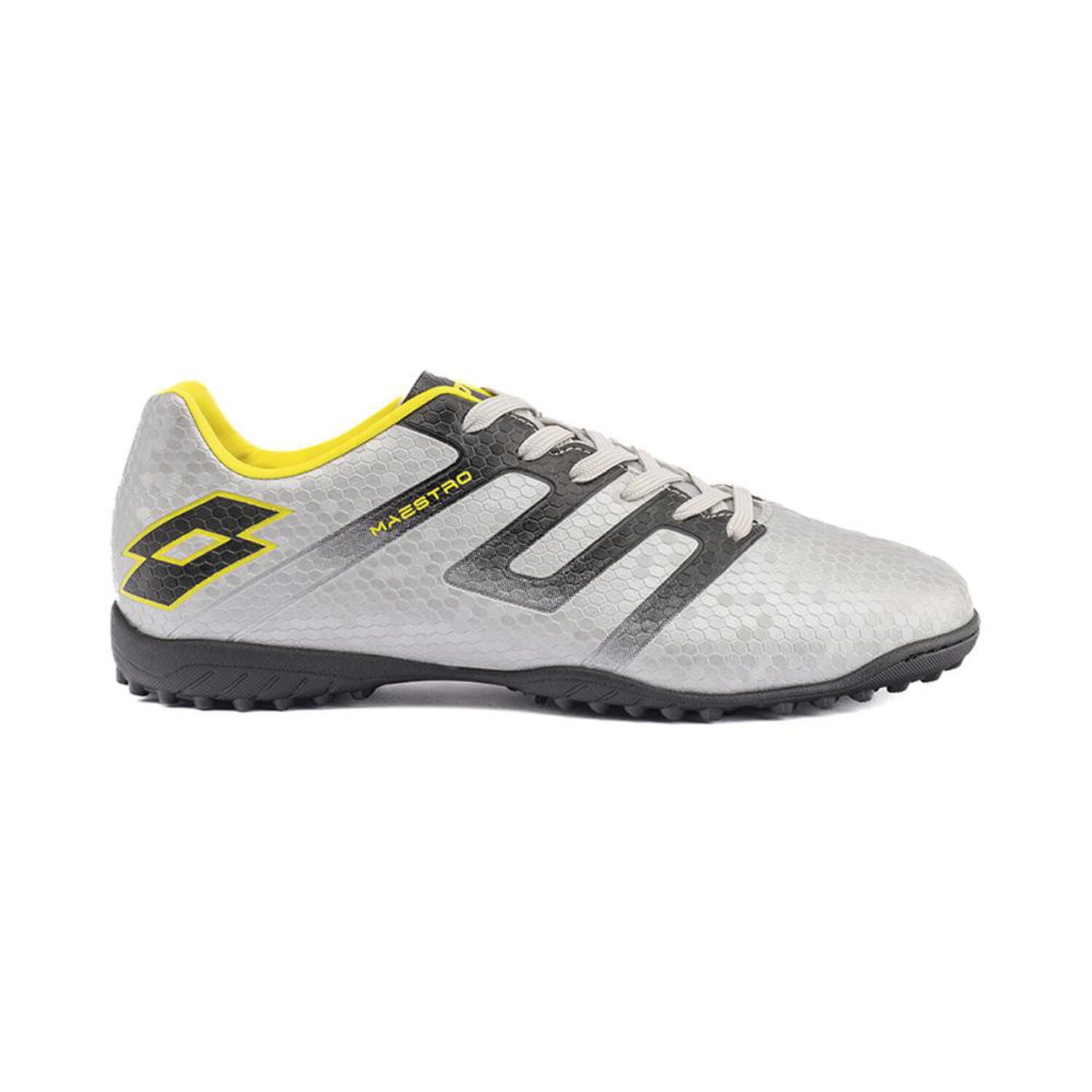 Zapatilla F&uacute;tbol Hombre Lotto Maestro Tf Gr/bk Plata image number 0.0