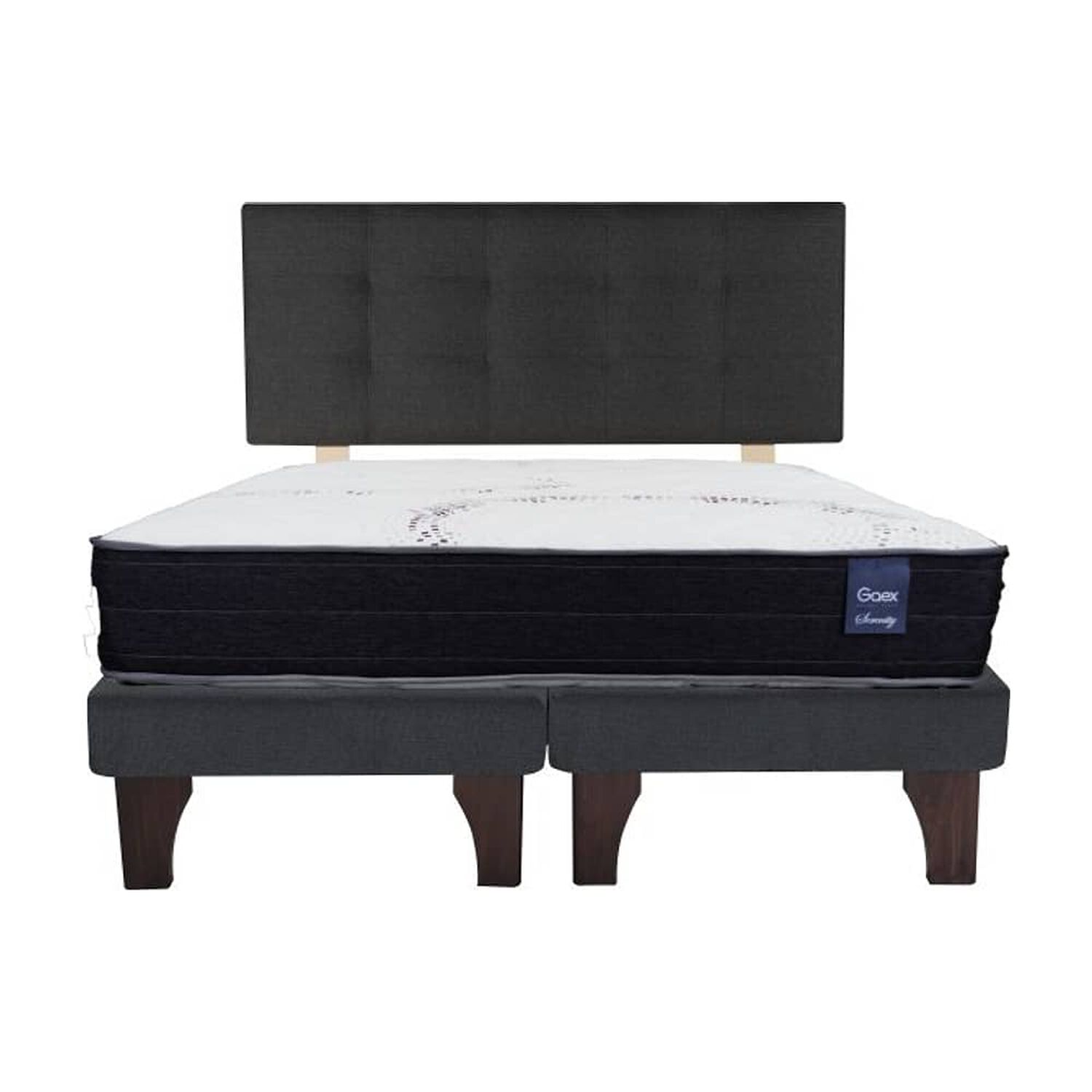 Cama Europea 2 Plazas 190 Respaldo Ginebra image number 3.0
