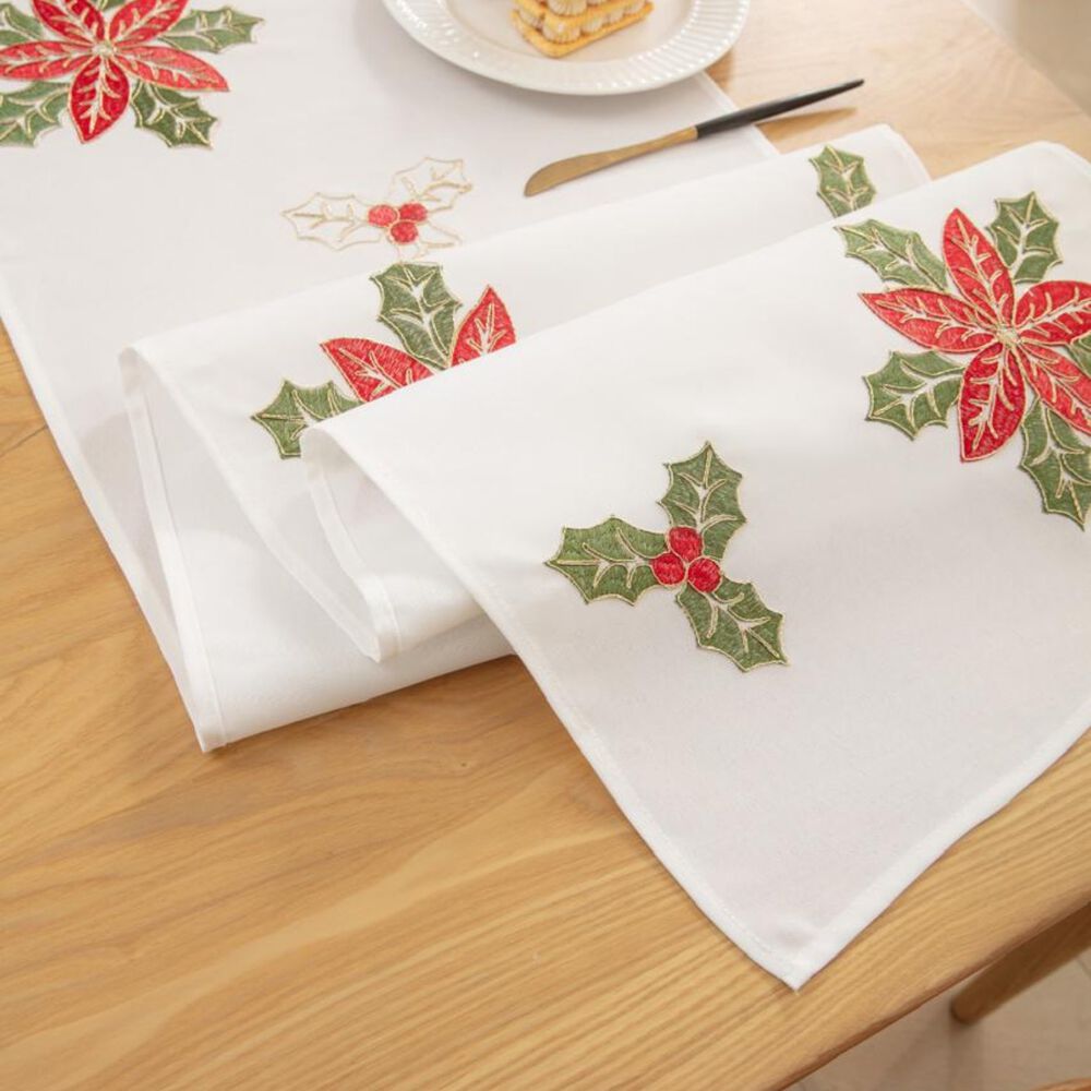 Camino De Mesa Navide&ntilde;o 36x180 Cm Dise&ntilde;o En Arpillera Ideal Para Decoraci&oacute;n Md03 image number 2.0