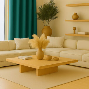 Cortina Engomada Termica 100% Blackout 140x225