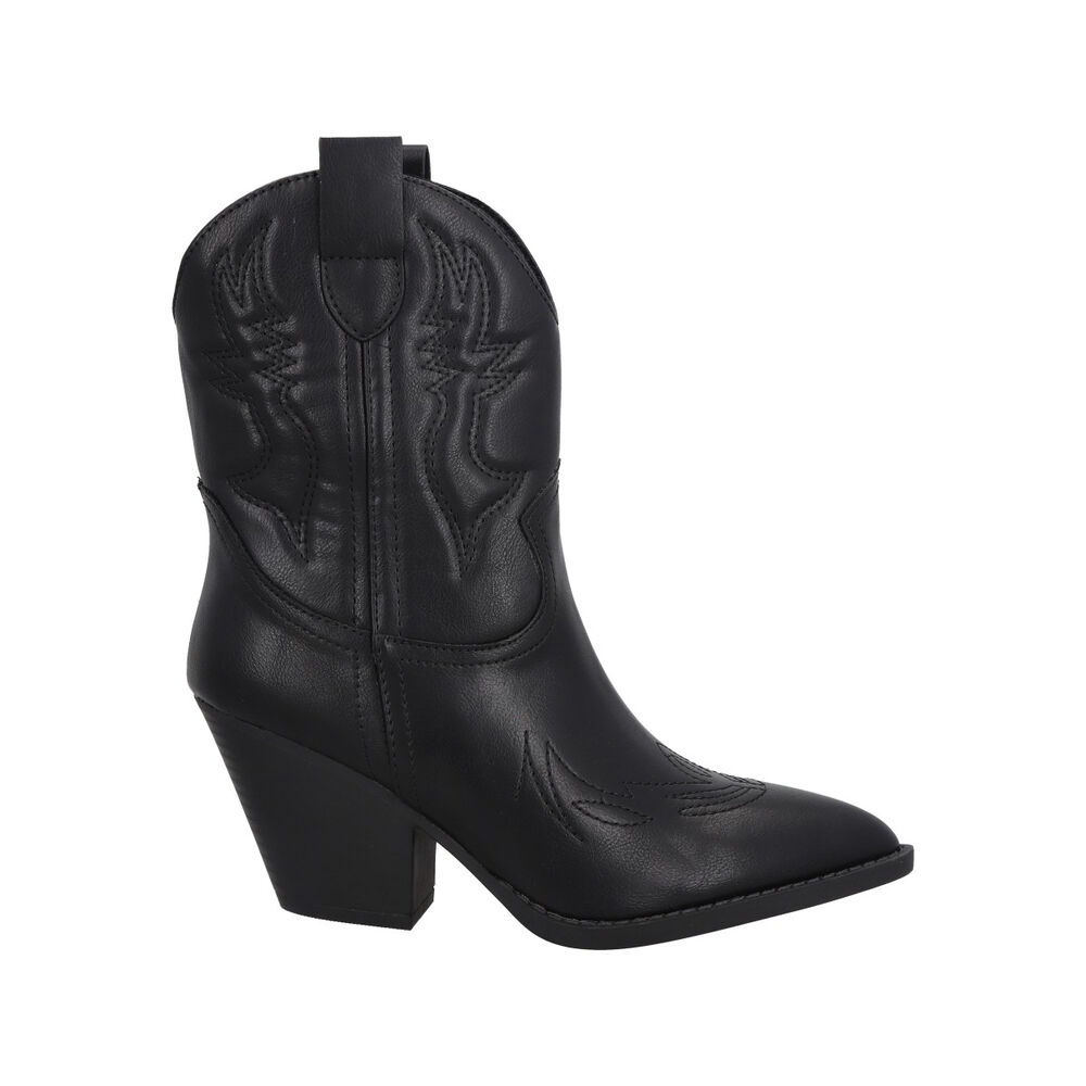 Bota Mujer Negro Texana Luxu Police image number 0.0