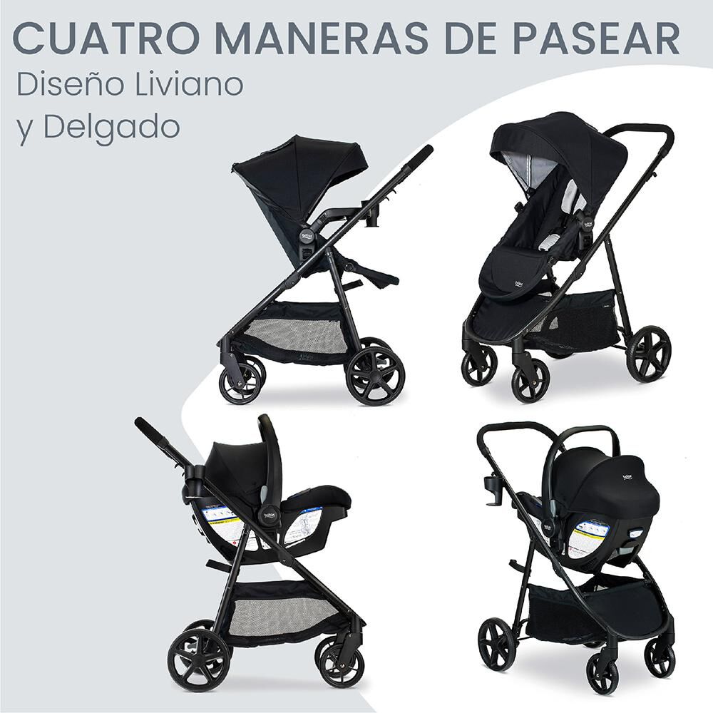Coche Travel System Britax Brook Willow image number 3.0