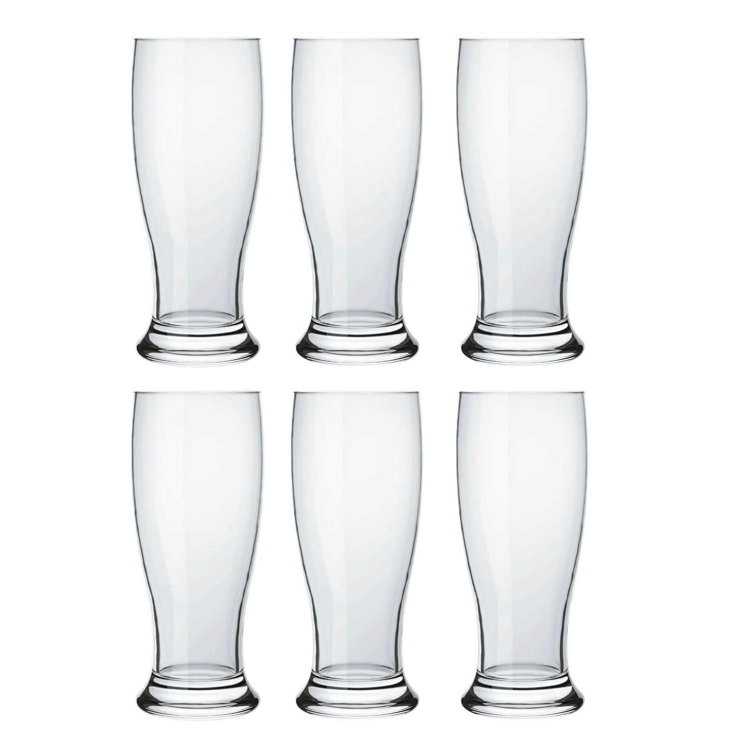 Set 6 Vaso Cerveza Munich De 530ml Vidrio Cristaleria Cocina Nadir image number 0.0