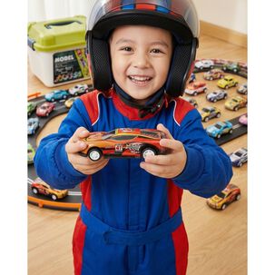 Juguete 30 Autos Para Ni&ntilde;os Con Cajas