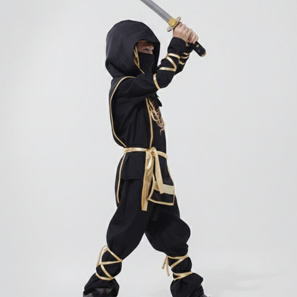 Disfraz Premium Ninja Dragon Esqueleto Camuflaje Infantil image number 4.0