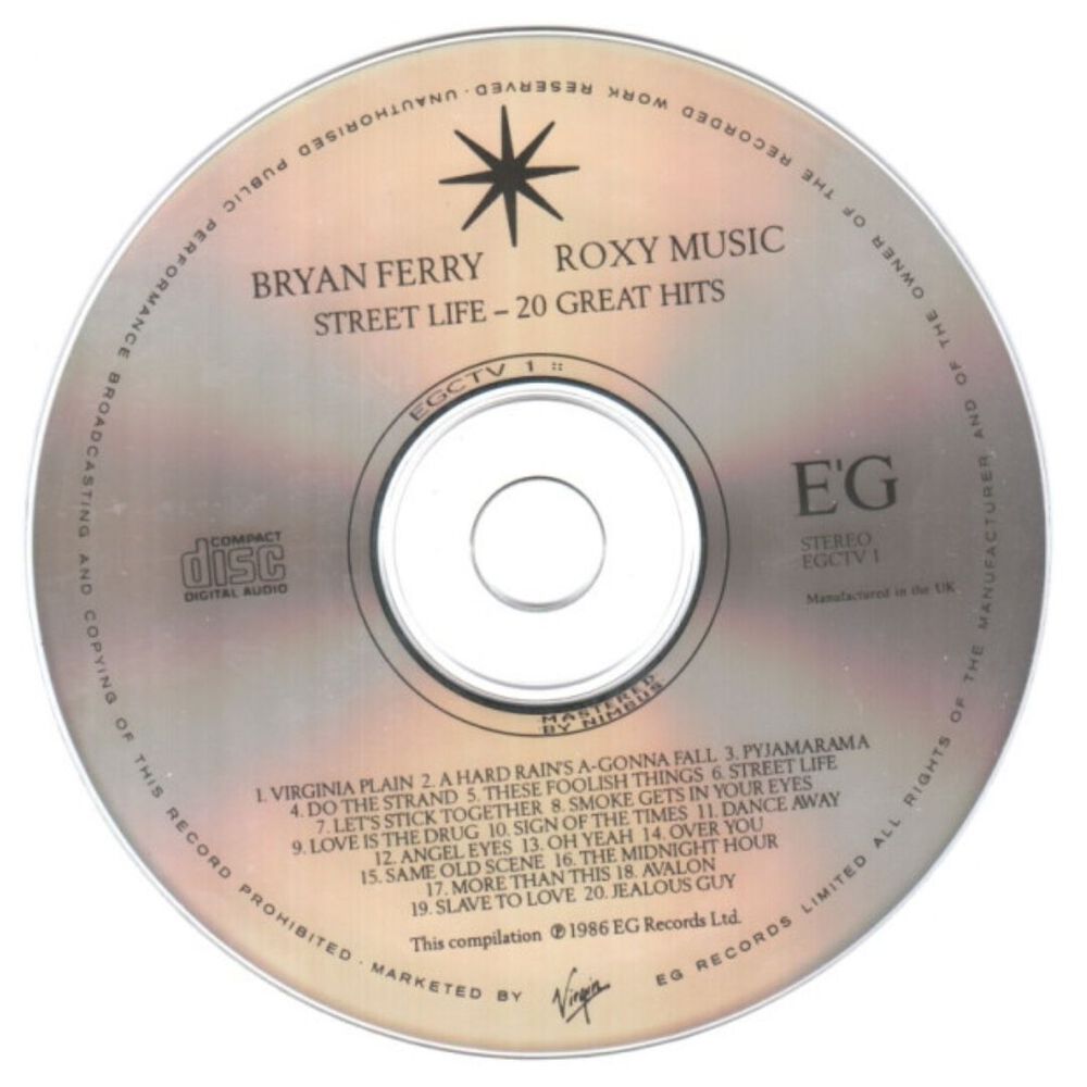 Bryan Ferry & Roxy Music - Street Life: 20 Great Hits | Cd image number 2.0
