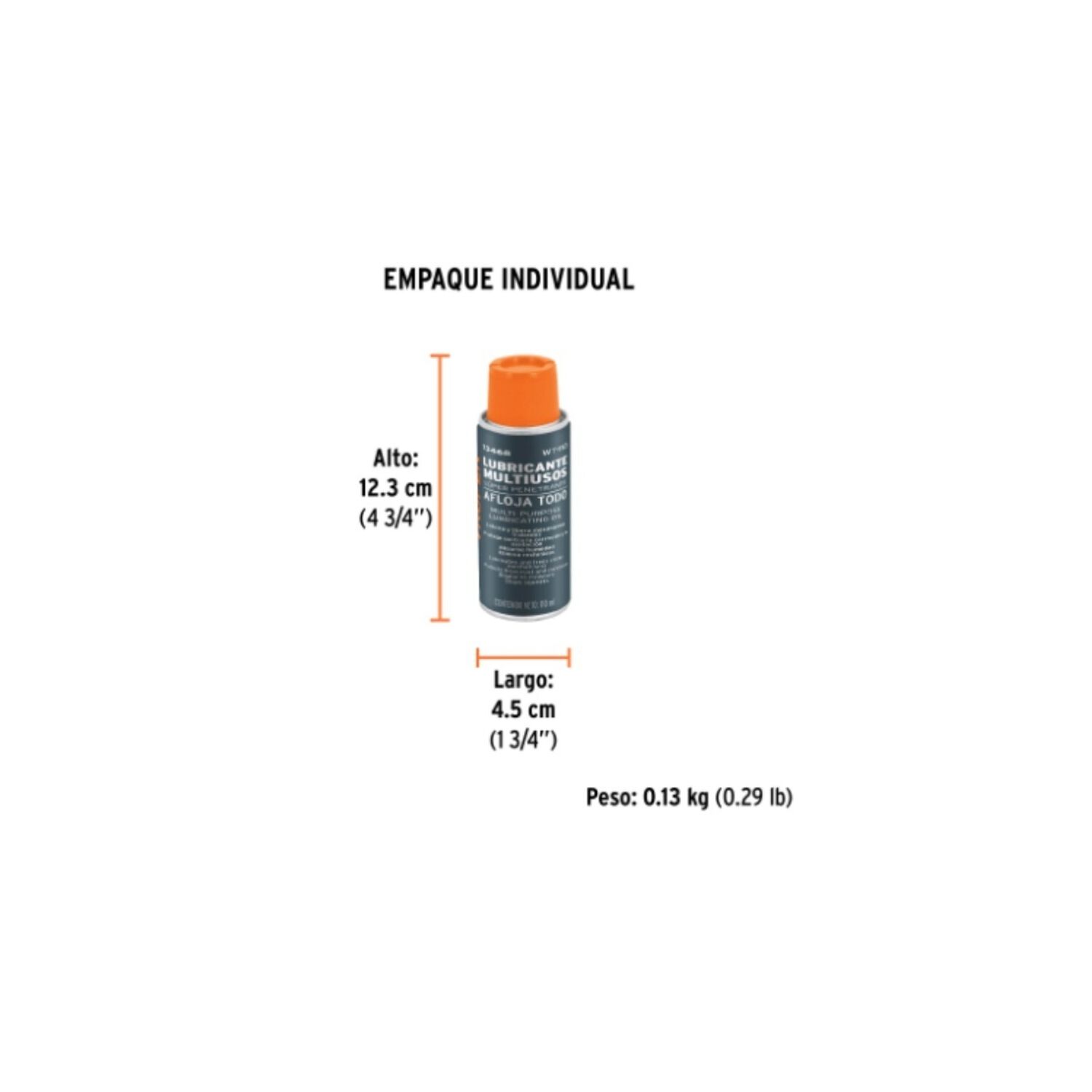 Lubricante/anticorrosivo/aflojatodo Truper Wt-110 110 Ml image number 1.0
