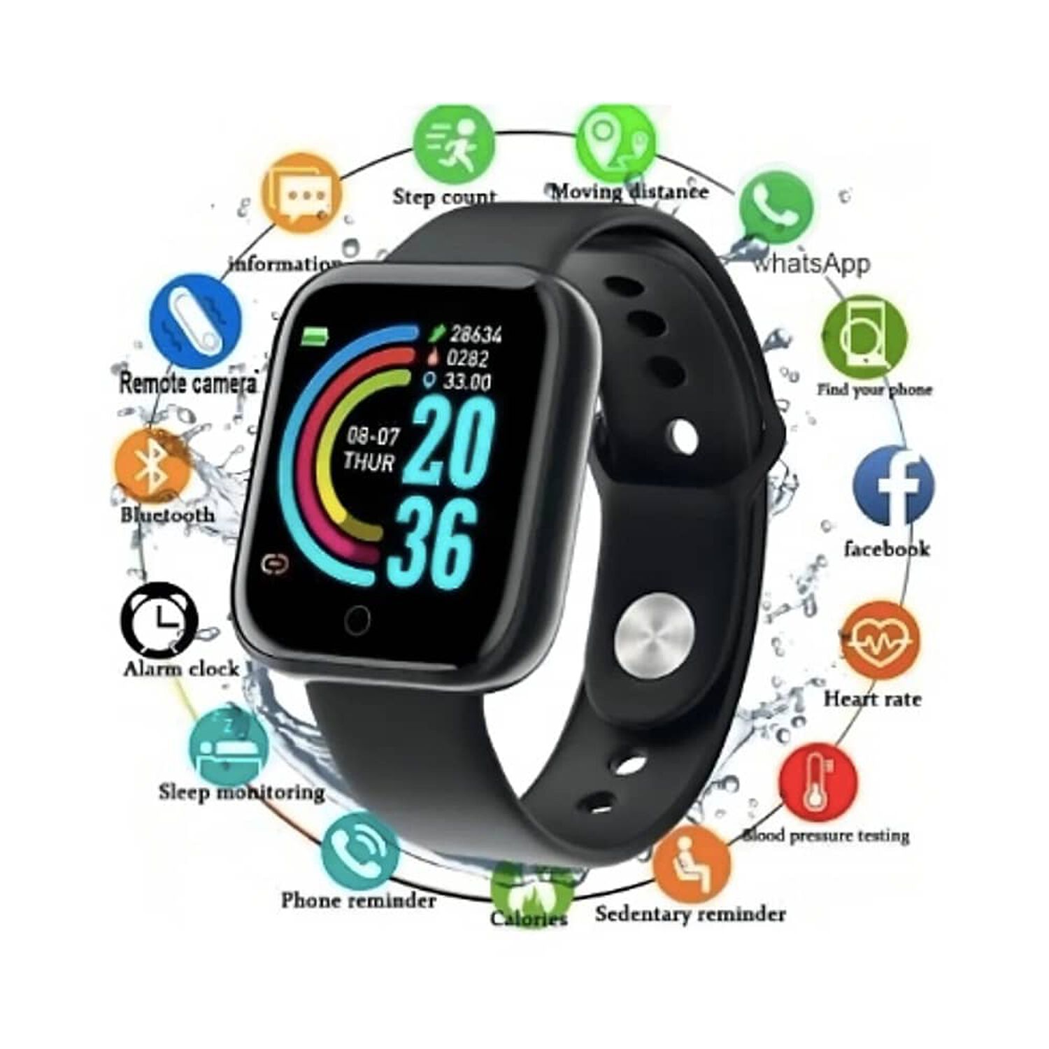 Smartwatch Negro image number 5.0