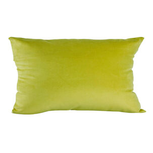 Cojin Felpa Newvelvet 30x60 Verde Pistacho