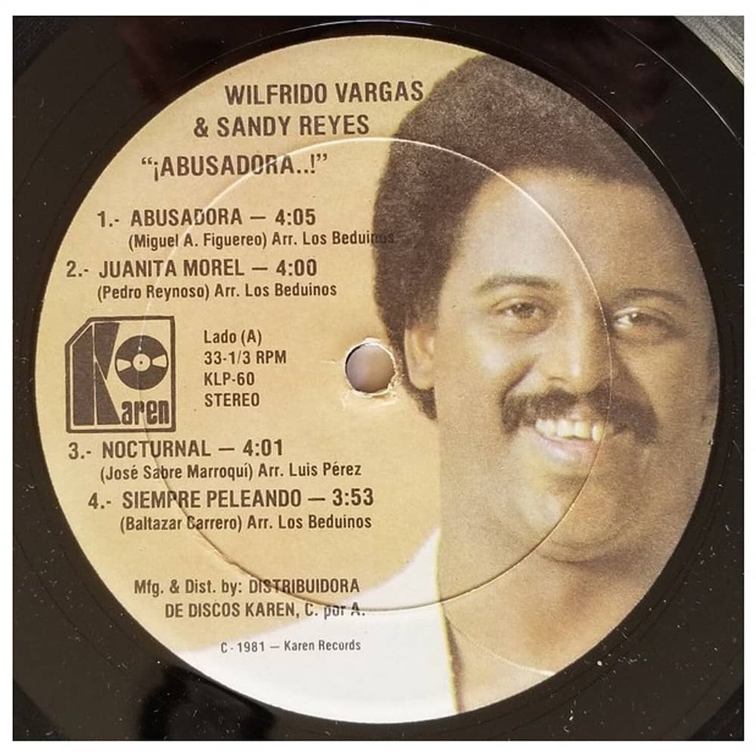 Wilfrido Vargas - Abusadora | Vinilo Usado image number 2.0