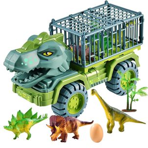 Juguete Camion Tiranosaurio Rex Transporte De Dinosaurios