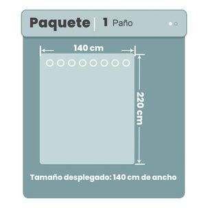 Cortina Blackout Marrón 140x220 Cm 100% Poliéster Opaca