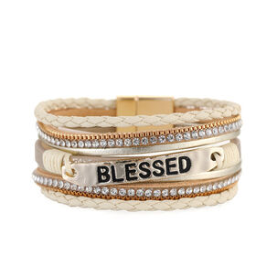 Pulsera Brazalete En Capas Blessed Gloriahoon