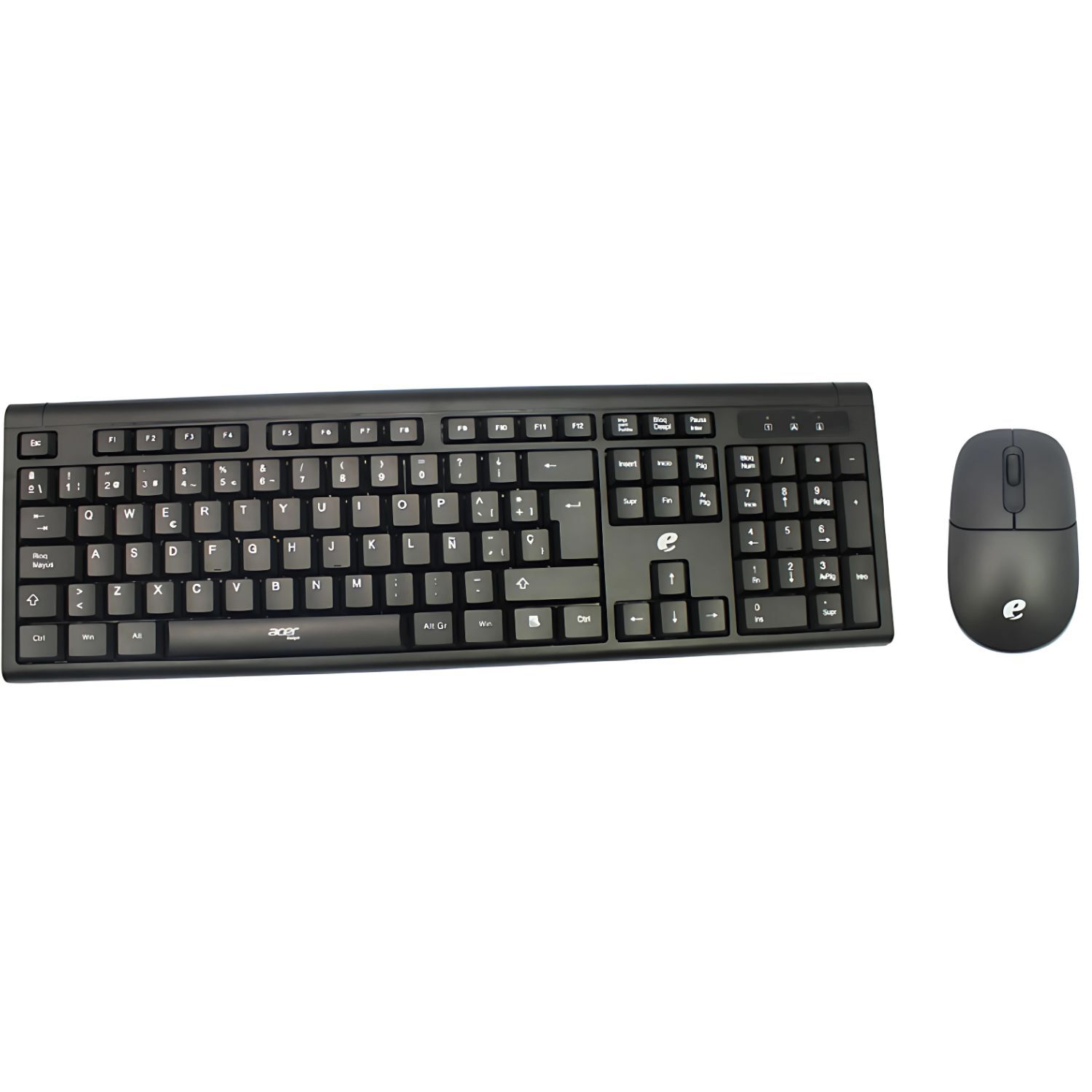 Kit Teclado + Mouse Inal&aacute;mbrico Usb Acer Ekw111 - Ps image number 0.0