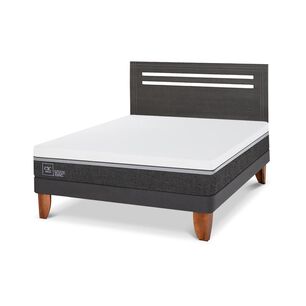 Cama Europea Cic Ortopedic Advance / 2 Plazas / Base Normal + Respaldo