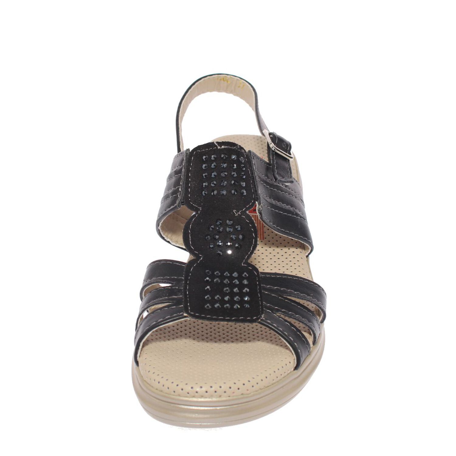 Sandalia Confort Negro Hualun Art: 51302black image number 2.0