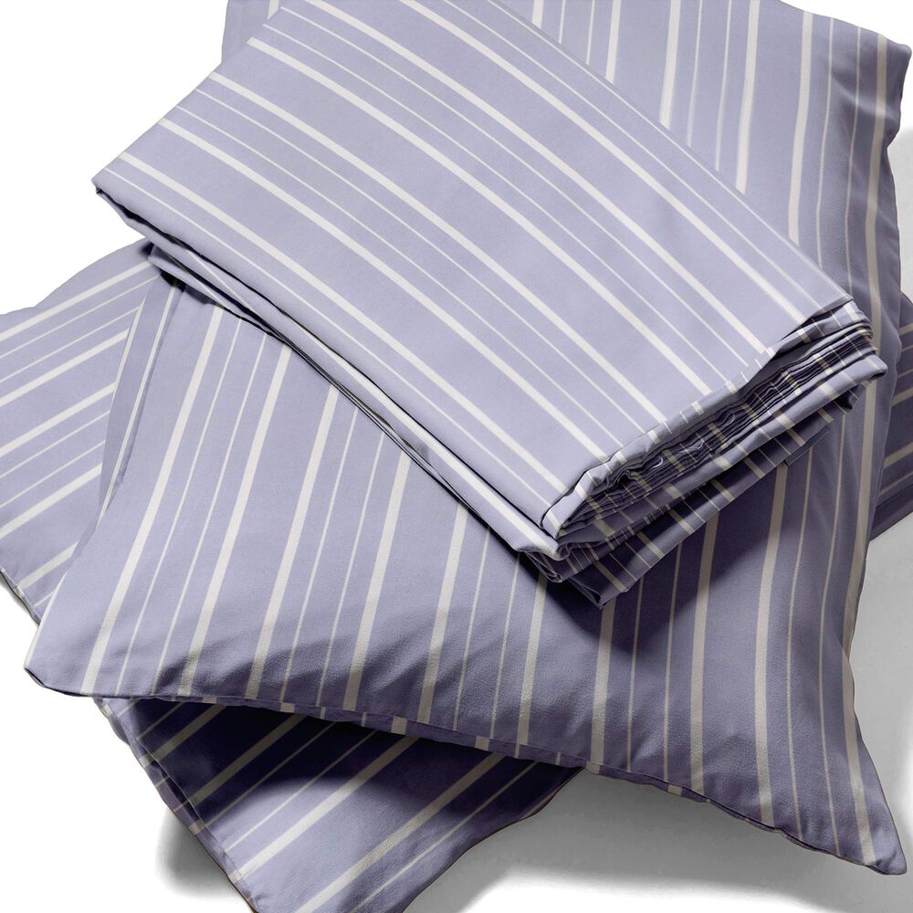 Juego De S&aacute;banas Nautica 4 Piezas Microfibra King Lineas Azules image number 1.0