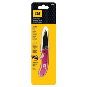 Cuchillo Navaja Plegable Cat 980060 Punta Curva