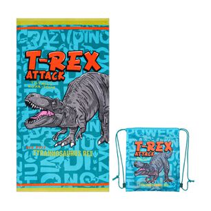 Toalla De Playa Casaideal Kids Trex 27 / 70x140 Cm