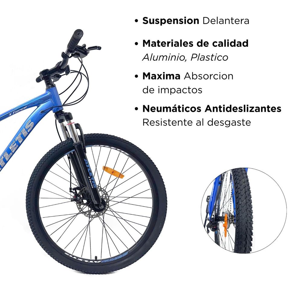 Bicicleta Mountain Bike X Force Aro 26 Azul image number 4.0