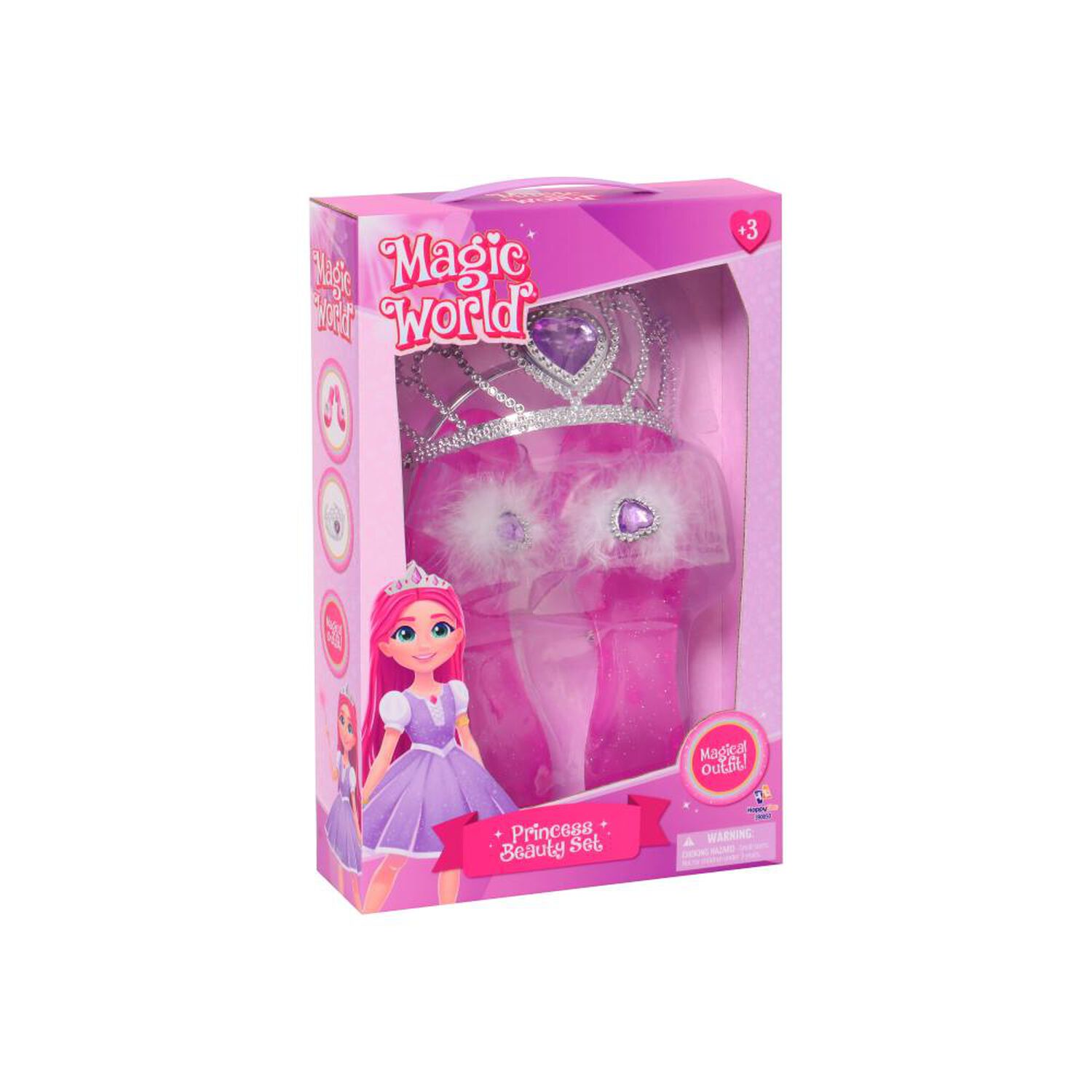 Set Belleza Princesa, Zapatilla, Corona Happy Line image number 1.0