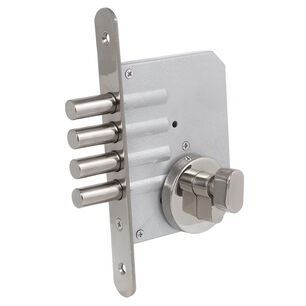Cerrojo Embutir Odis 605 Llave-seguro - Plata