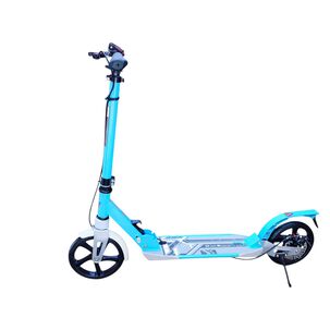 Scooter Monopatín Niños Adultos Con Freno Disco Celeste
