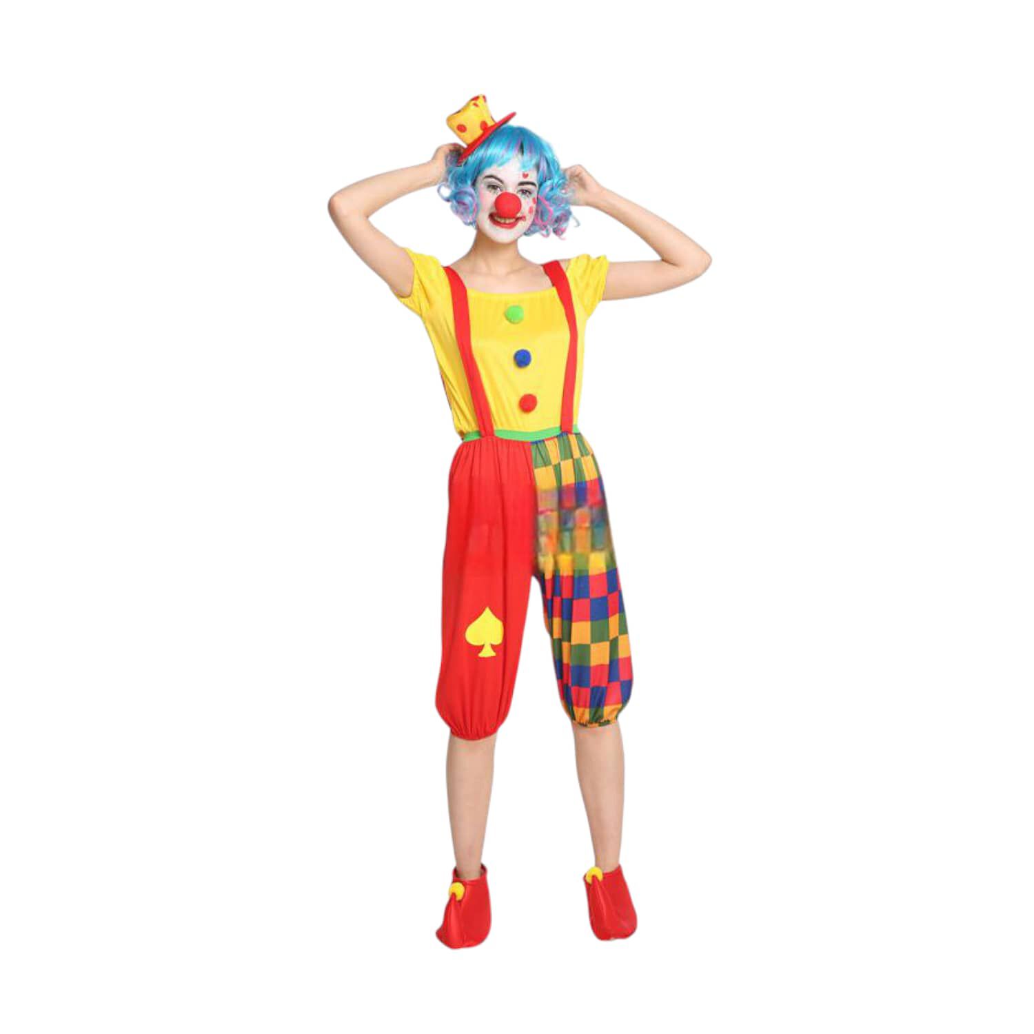 Disfraz Adulto Payaso Femenino Completo Halloween image number 2.0