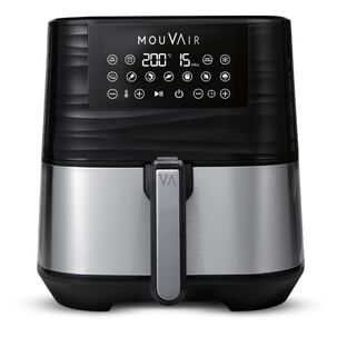 Freidora De Aire 5.5l Mouvair Gourmet + Molde Negro