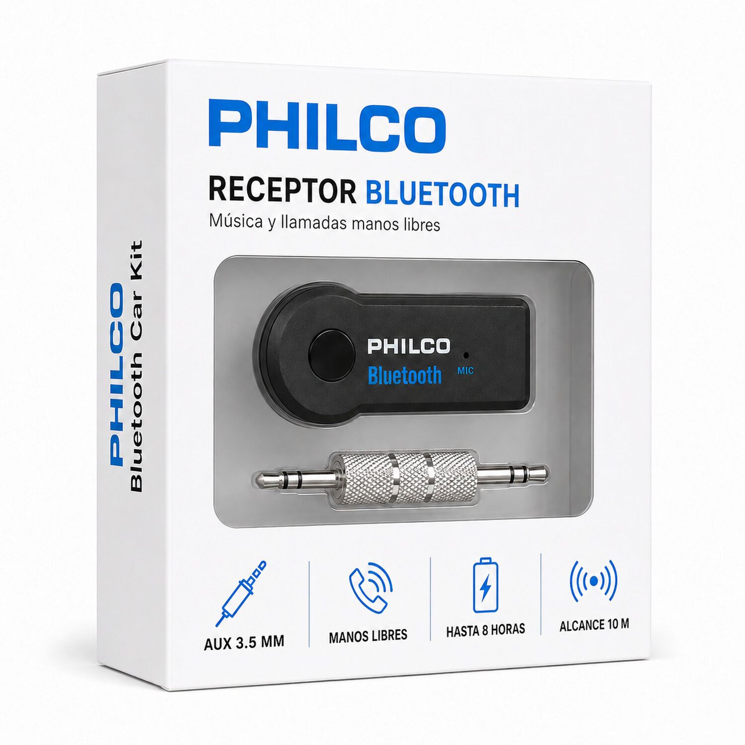 Transmisor De M&uacute;sica V&iacute;a Bluetooth Con Manos Libre Bt100 image number 7.0