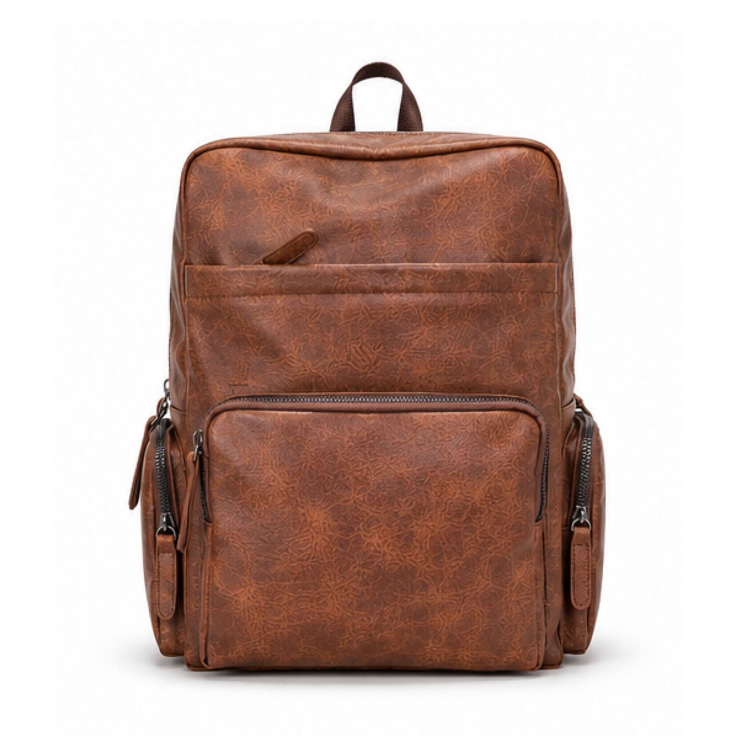 Bolso Mochila Ecocuero Unisex Berlin image number 1.0