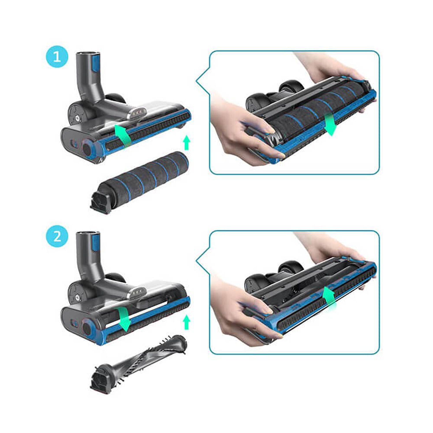 Cepillo Roller Para Alfombra Aspiradora Inal&aacute;mbrica X5-full Primaterm image number 2.0