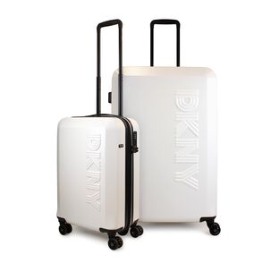 Pack 2 Maletas Donna Karan Lumina S 10kg + L 23kg Blanco Dkny