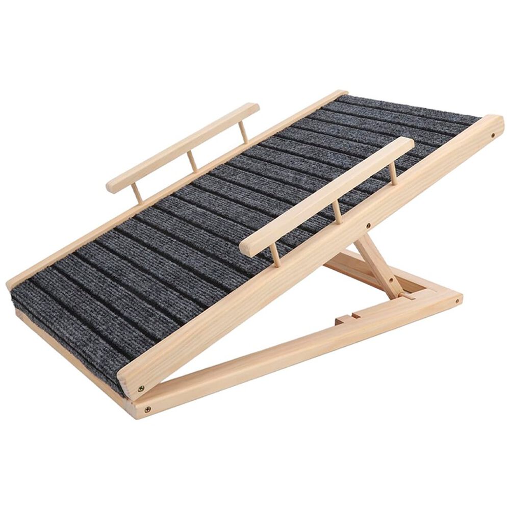 Rampa Plegable Para Mascotas De Madera Ajustable 100x40cm image number 1.0