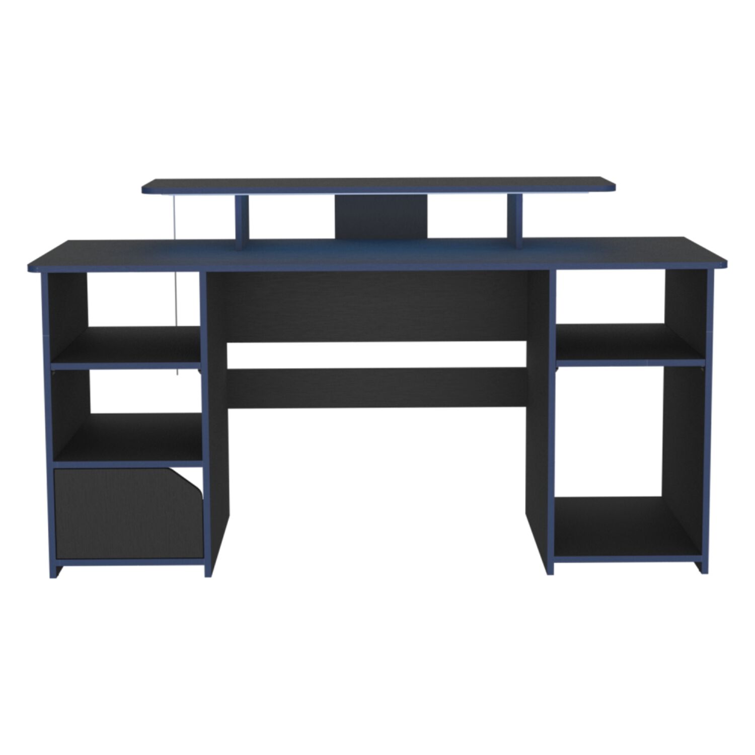 Escritorio Gamer 1 Puerta Fm-045a Negro Y Azul image number 3.0