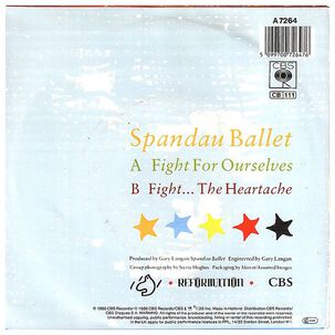 Spandau Ballet - Fight For Ourselves | 7'' Single Vinilo Usado