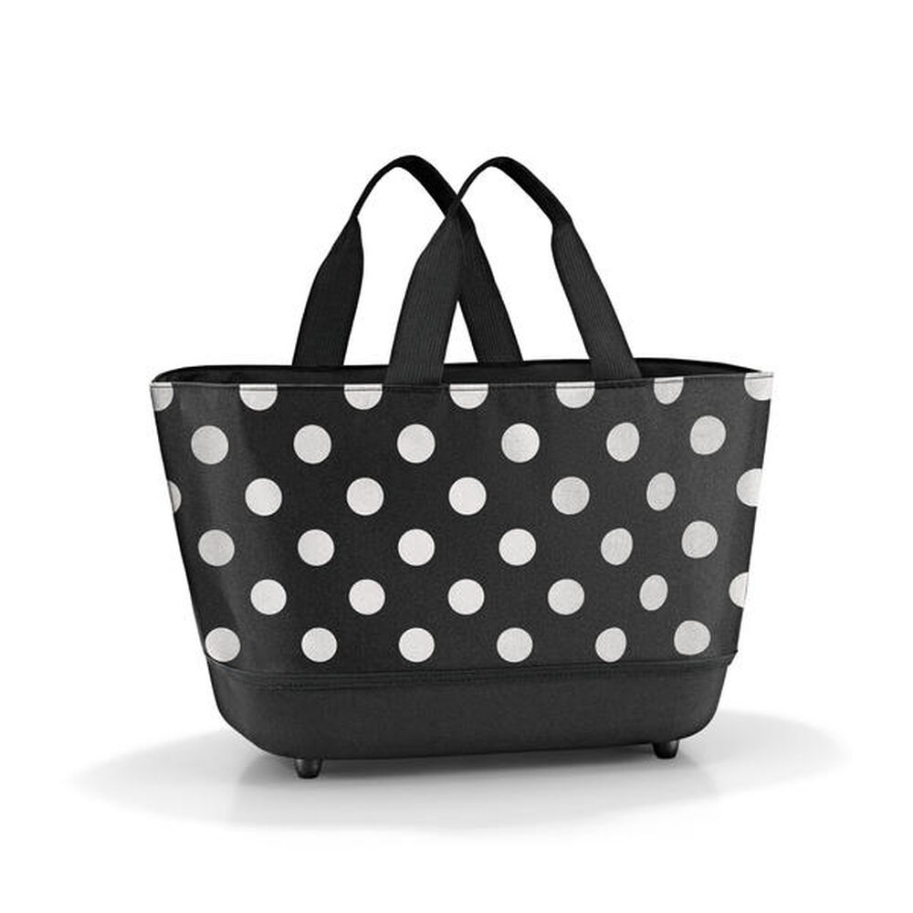 Canasto Shoppingbasket - Dots White image number 0.0