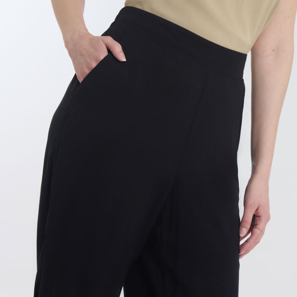 Pantal&oacute;n Full Print Tiro Medio Palazzo Mujer Geeps image number 4.0