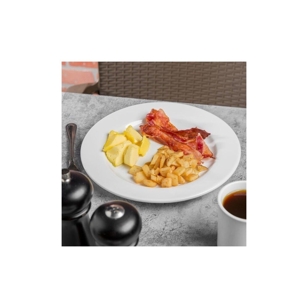 Set De 6 Plato Base Ancho Porcelana 31 Cm L&iacute;nea Sprint image number 1.0