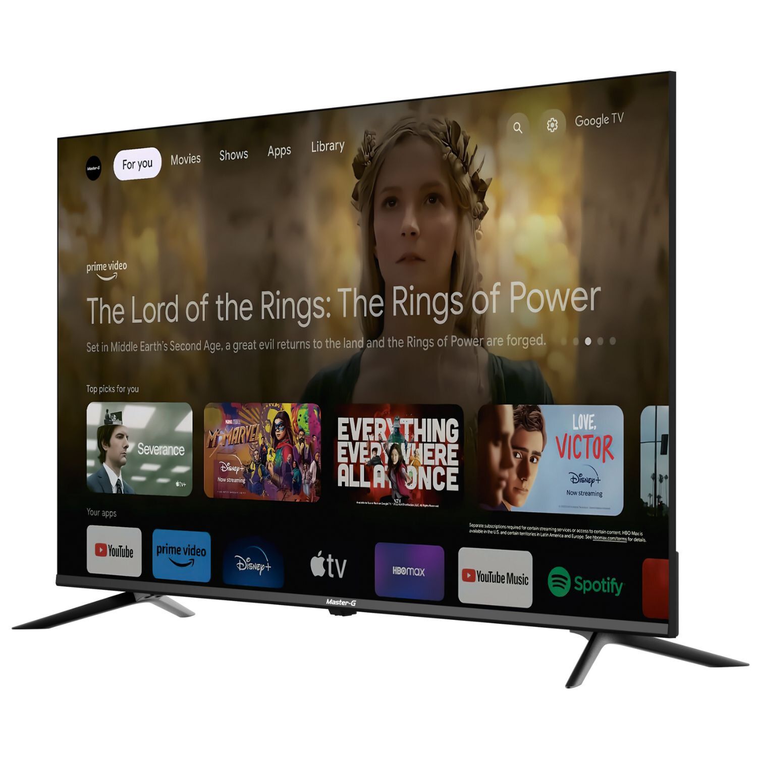 Smart Tv Led 50" Google Tv 4k Uhd Bluetooth Mgg50ufkg image number 1.0