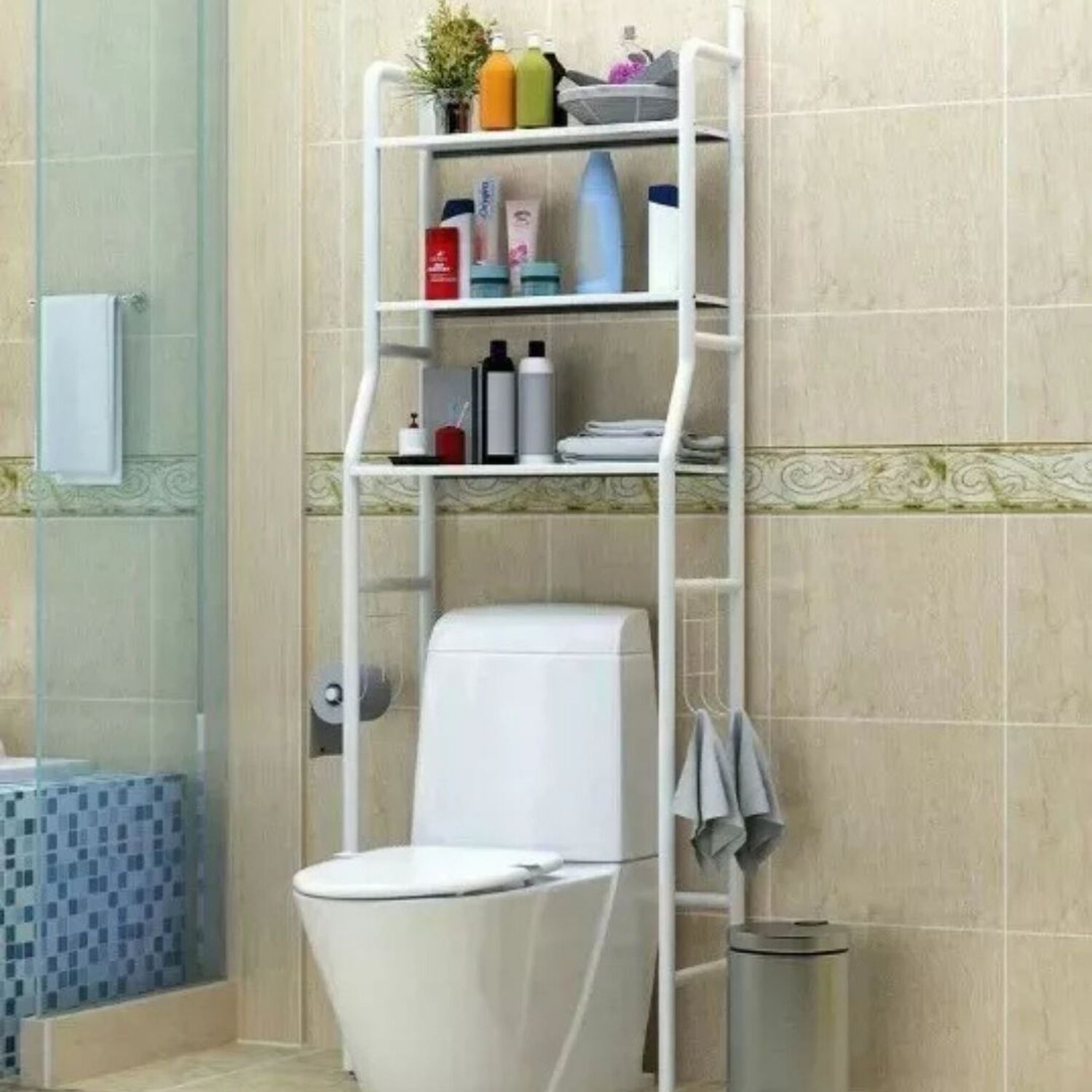 Organizador Estante Ba&ntilde;o Armable F&aacute;cil 3 Niveles image number 3.0