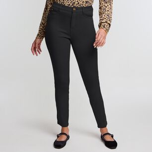 Pantal&oacute;n B&aacute;sico Tiro Medio Straight Mujer Kimera