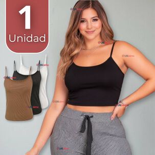 Polera Camiseta Pabilo Básica Lisa Elástica Algodón Mujer Colores Surtidos