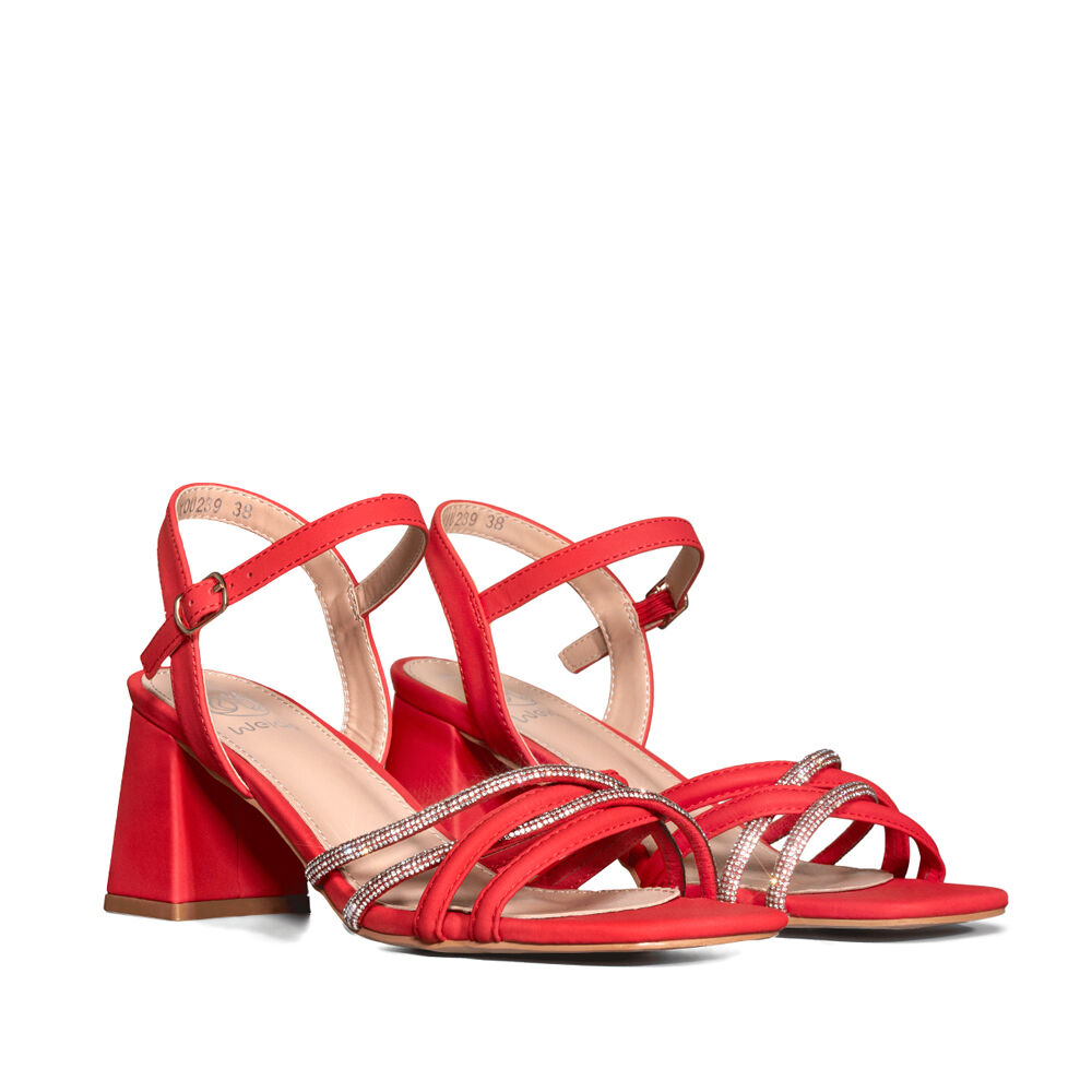 Sandalia Taco Casual Fiesta Mujer Elegante Weide You239 image number 2.0