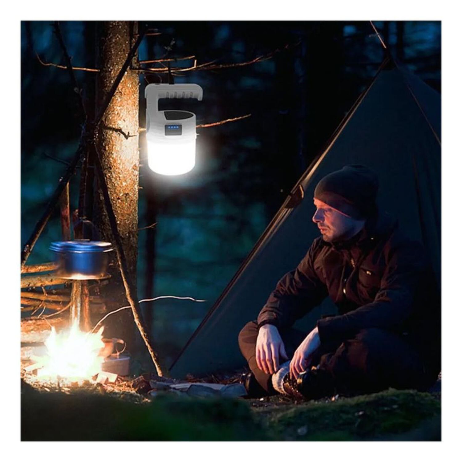 Foco Linterna De Emergencia Recargable Solar Camping image number 2.0