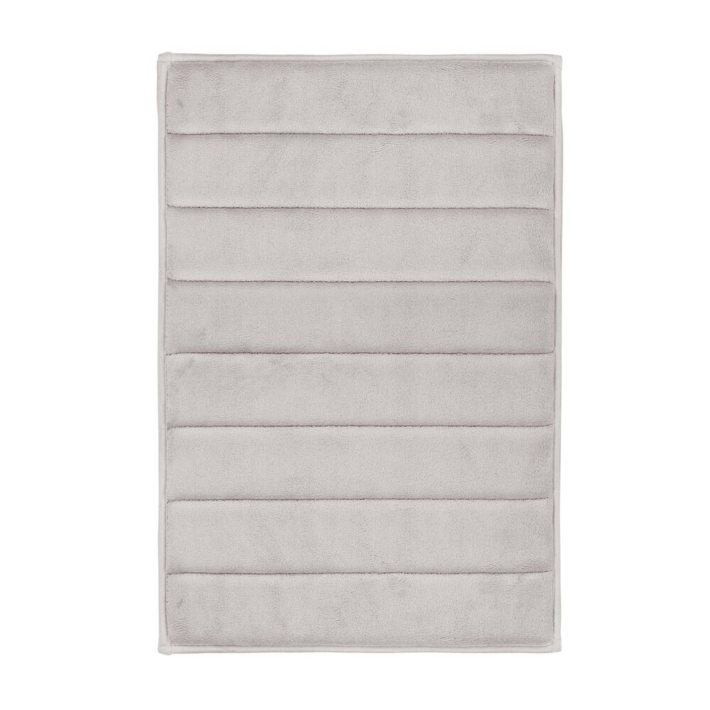 Pack 2 Alfombras De Ba&ntilde;o Nautica Home 40x60cm Coralina Ultra Suave Gris image number 4.0