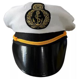 Sombrero Capitán Marino Gorro Naval Fiestas Disfraces Sombrero Capitán Marino Gorro Naval Fiestas Disfraces