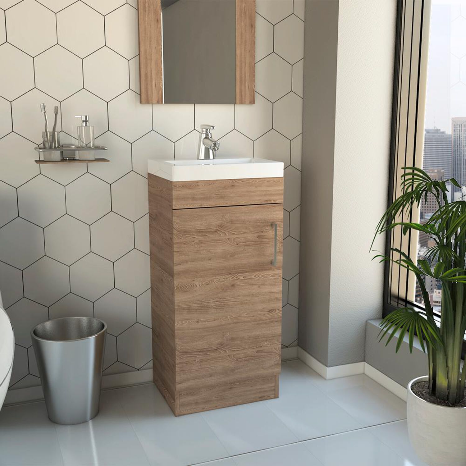 Mueble De Ba&ntilde;o Tuhome Madrid  / 1 Puerta image number 0.0