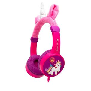 Audifonos Para Niña Morados Monster Unicornio Ck01p