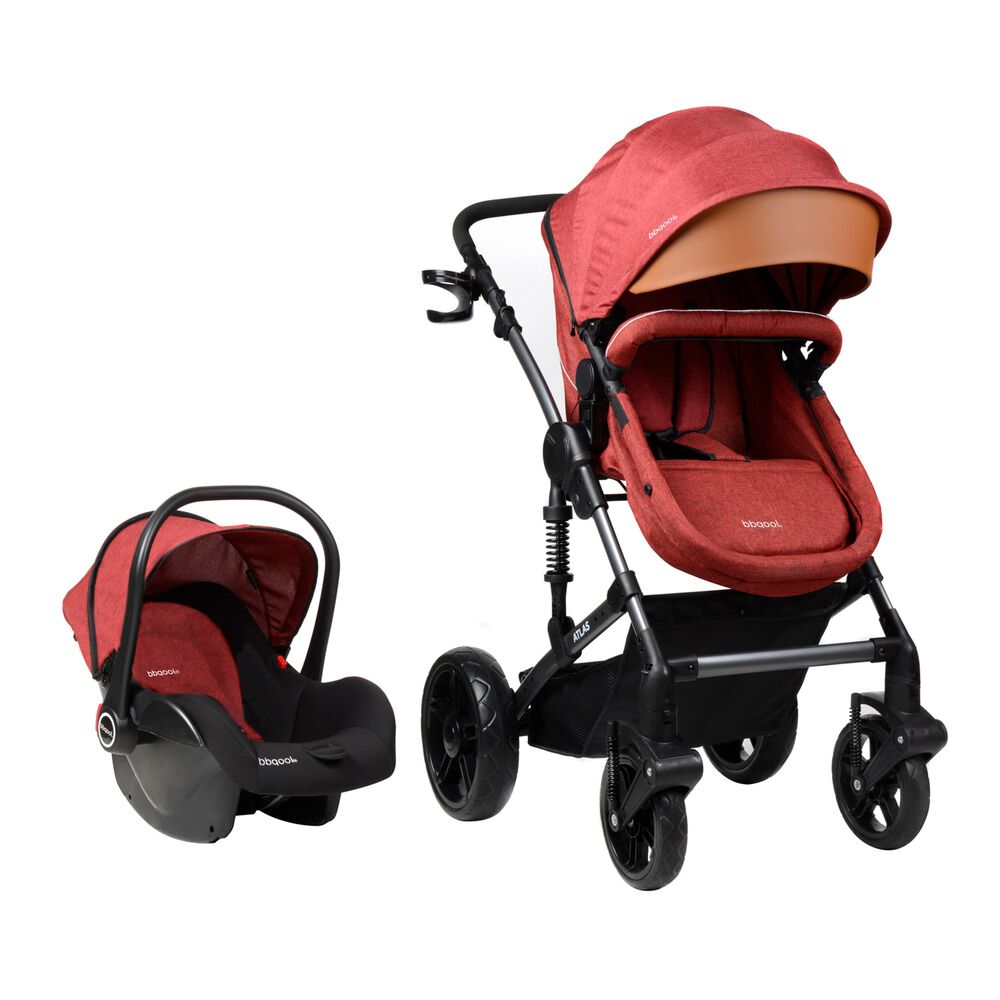 Coche Travel System Atlas Rojo image number 2.0